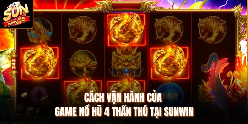 Cách vận hành của game Nổ Hũ 4 Thần Thú tại Sunwin